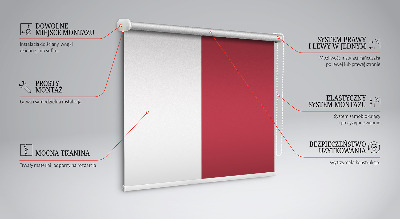 Blackout roller blind Dark red