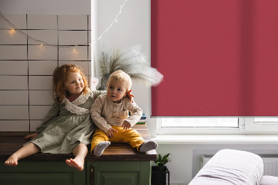 Blackout roller blind Dark red