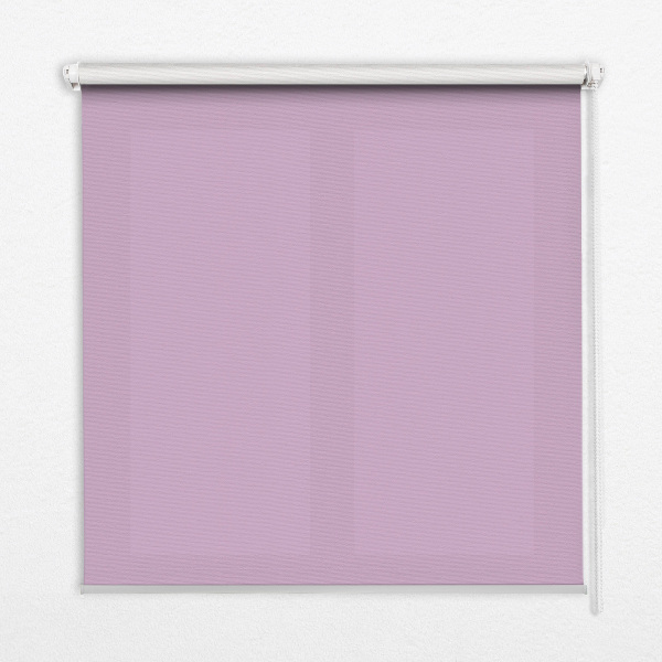 Fabric roller blind for window Pink
