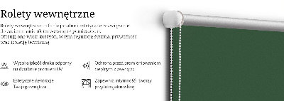 Blackout roller blind for window Green