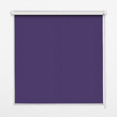 Fabric roller blind for window Purple