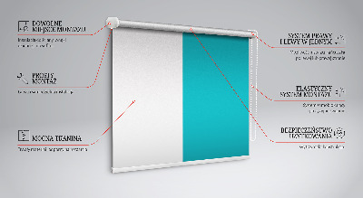 Blackout roller blind Turquoise