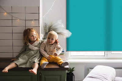 Blackout roller blind Turquoise