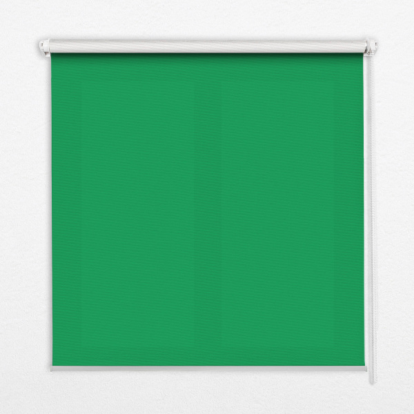 Fabric roller blind for window Green