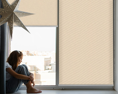 Blackout roller blind for window Beige