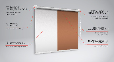 Blackout roller blind Brown