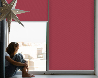 Fabric roller blind for window Claret