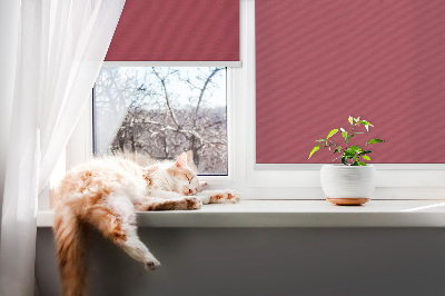 Fabric roller blind for window Claret