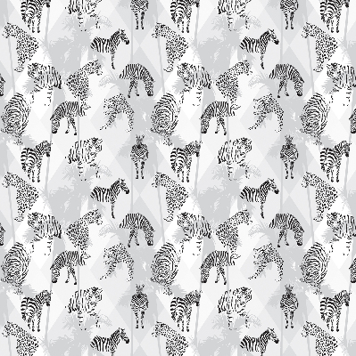 Blackout roller blind Gray animals