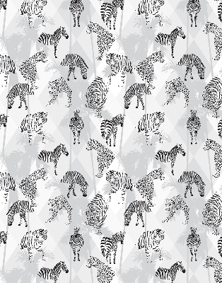 Blackout roller blind Gray animals