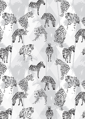 Blackout roller blind Gray animals