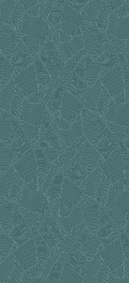 Blackout roller blind for window Green palm leaves
