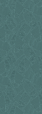 Blackout roller blind for window Green palm leaves