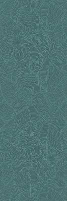 Blackout roller blind for window Green palm leaves