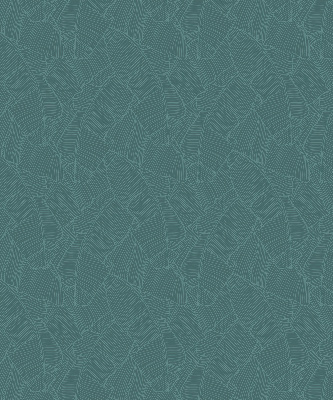 Blackout roller blind for window Green palm leaves