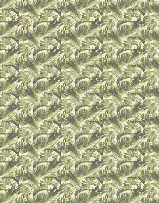 Blackout roller blind Flower leaves