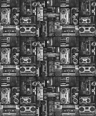 Blackout roller blind for window Radio speakers