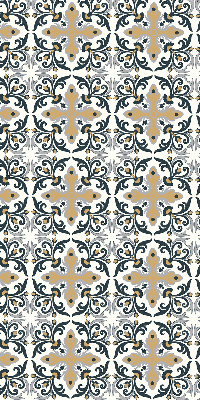 Blackout roller blind Moroccan tile