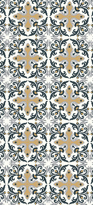 Blackout roller blind Moroccan tile