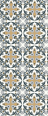 Blackout roller blind Moroccan tile