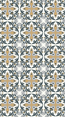 Blackout roller blind Moroccan tile