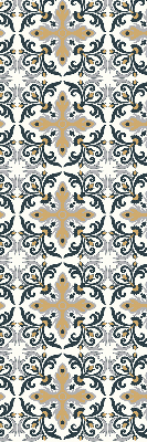 Blackout roller blind Moroccan tile