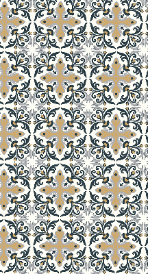 Blackout roller blind Moroccan tile