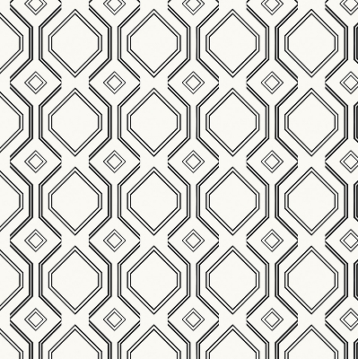 Fabric roller blind for window Rhombus illusion