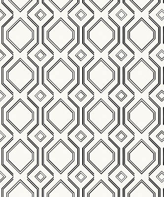 Fabric roller blind for window Rhombus illusion