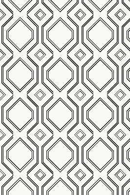 Fabric roller blind for window Rhombus illusion