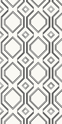 Fabric roller blind for window Rhombus illusion