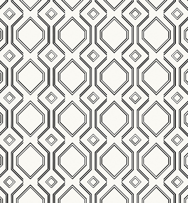 Fabric roller blind for window Rhombus illusion