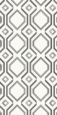 Fabric roller blind for window Rhombus illusion