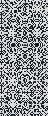 Blackout roller blind Portuguese tile