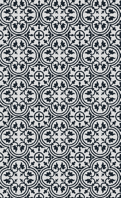 Blackout roller blind Portuguese tile
