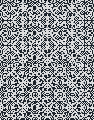 Blackout roller blind Portuguese tile