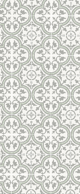 Blackout roller blind for window Portuguese tile