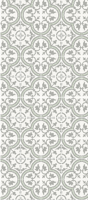 Blackout roller blind for window Portuguese tile