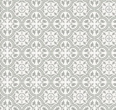 Blackout roller blind for window Portuguese tile