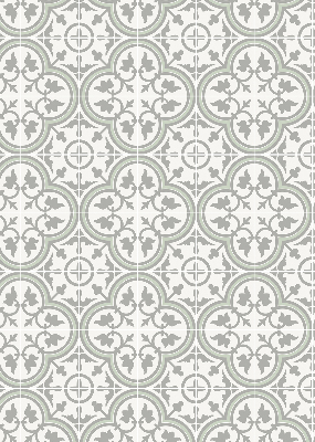 Blackout roller blind for window Portuguese tile