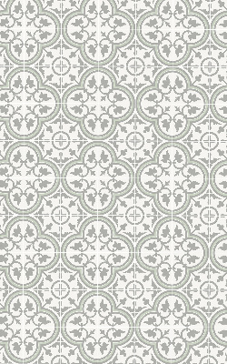 Blackout roller blind for window Portuguese tile