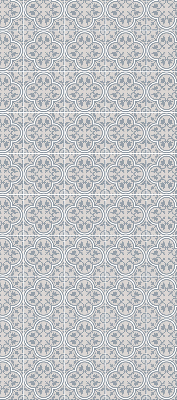 Fabric roller blind for window Portuguese tile