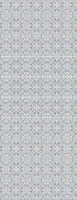 Fabric roller blind for window Portuguese tile