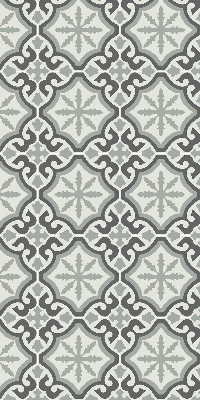 Blackout roller blind Moroccan tile