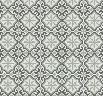 Blackout roller blind Moroccan tile