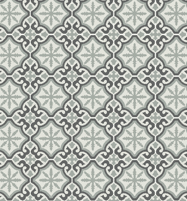 Blackout roller blind Moroccan tile