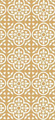 Fabric roller blind for window Portuguese folk pattern tile