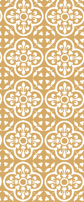 Fabric roller blind for window Portuguese folk pattern tile