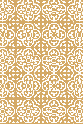 Fabric roller blind for window Portuguese folk pattern tile