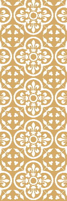 Fabric roller blind for window Portuguese folk pattern tile